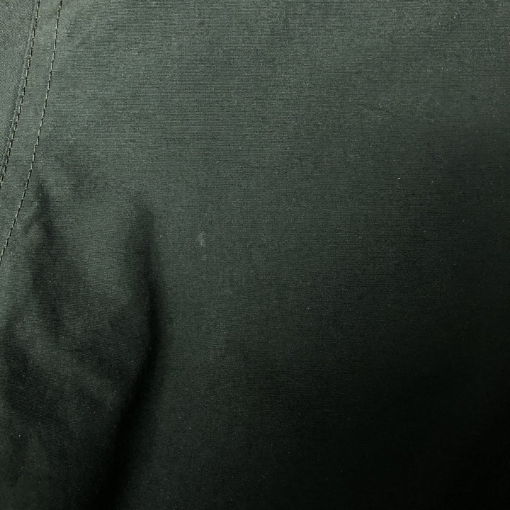 90s-00'S LLBean padded nylon blouson, men's size L Nylon Green type dark green Vintage Second Hand