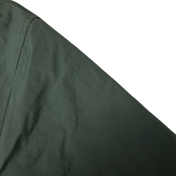 90s-00'S LLBean padded nylon blouson, men's size L Nylon Green type dark green Vintage Second Hand