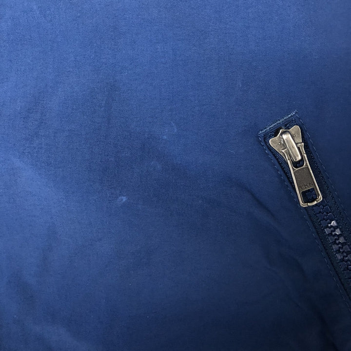 90s-00'S LLBean padded nylon blouson, men's size L Nylon Navy blue Vintage Second Hand