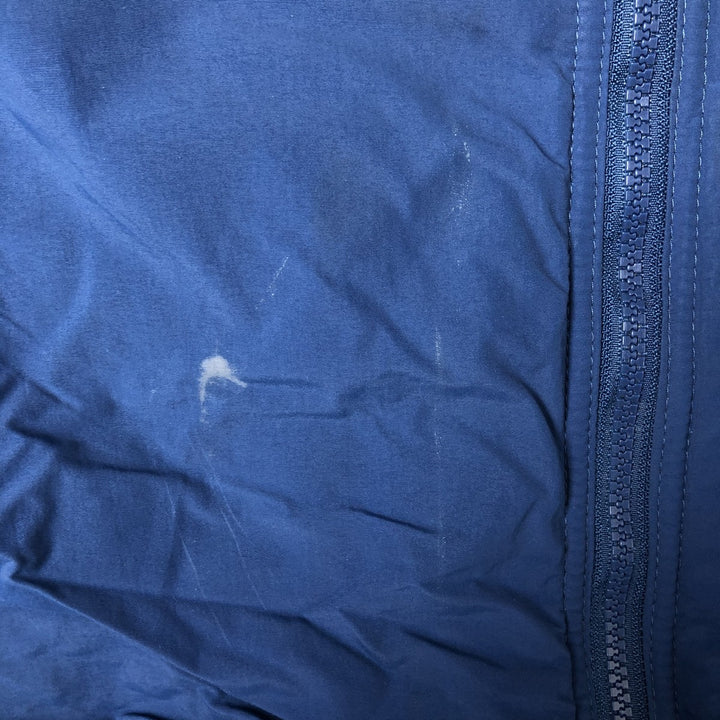 90s-00'S LLBean padded nylon blouson, men's size L Nylon Navy blue Vintage Second Hand