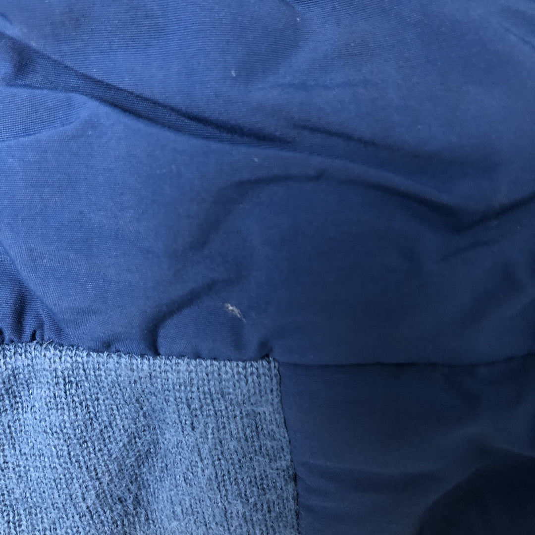 90s-00'S LLBean padded nylon blouson, men's size L Nylon Navy blue Vintage Second Hand