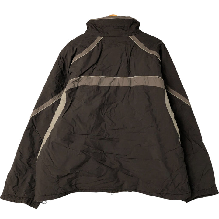 00'S Columbia padded jacket, puffer jacket, men's XL size Nylon brown type Vintage Second Hand