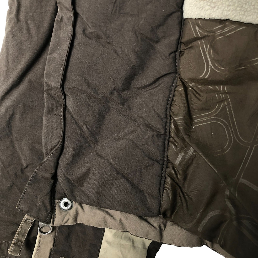 00'S Columbia padded jacket, puffer jacket, men's XL size Nylon brown type Vintage Second Hand