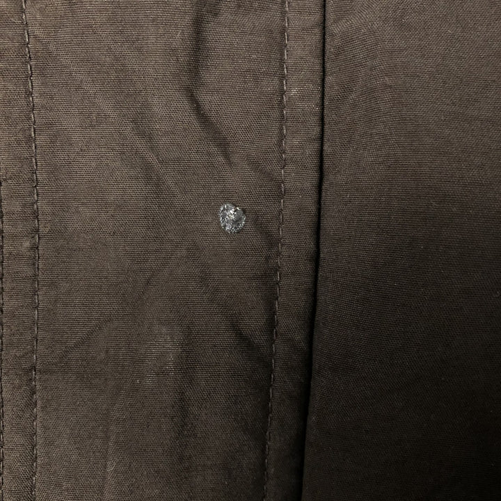 00'S Columbia padded jacket, puffer jacket, men's XL size Nylon brown type Vintage Second Hand