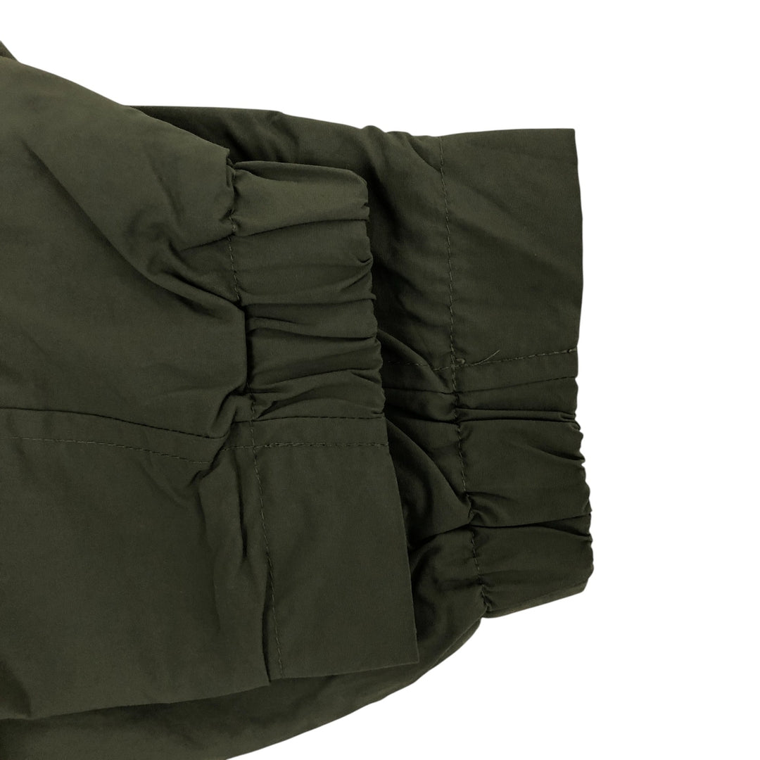 Eddie Bauer padded puffer jacket, men's size L Nylon Khaki type Vintage Second Hand