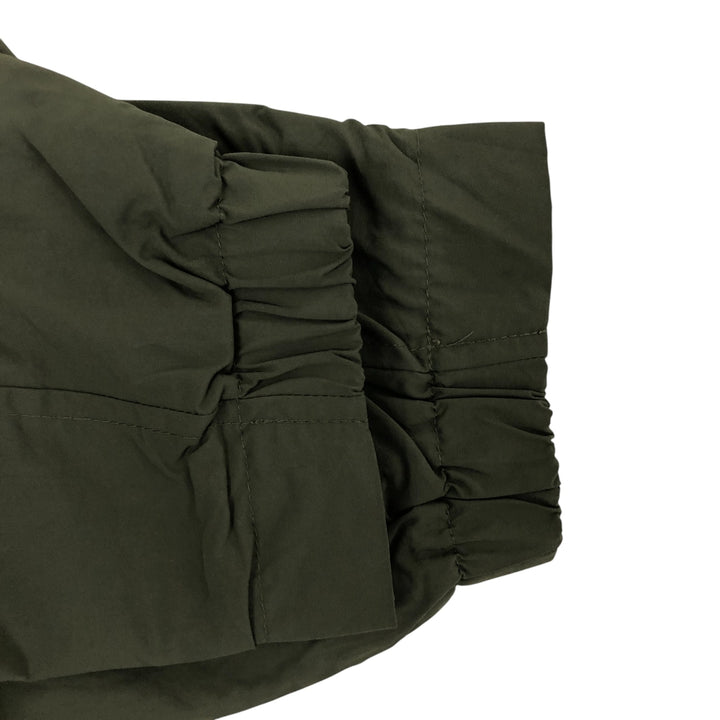 Eddie Bauer padded puffer jacket, men's size L Nylon Khaki type Vintage Second Hand