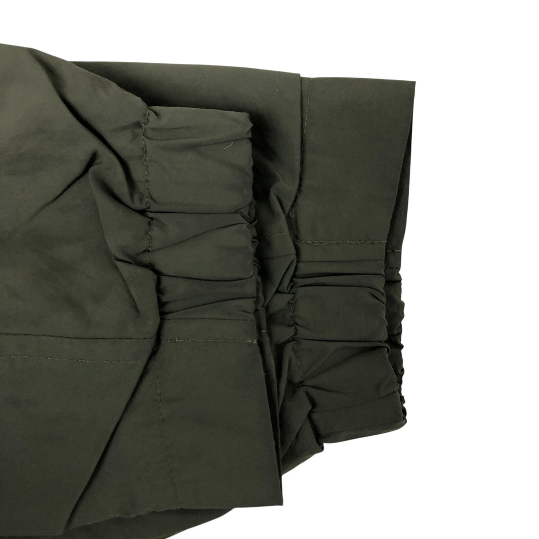 Eddie Bauer padded puffer jacket, men's size L Nylon Khaki type Vintage Second Hand