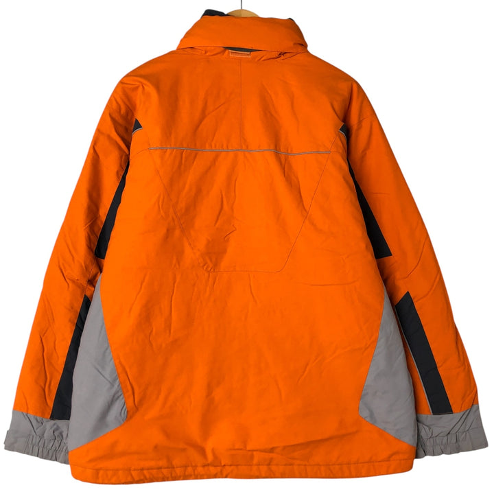 00'S Columbia Padded Mountain Jacket, Shell Jacket, Puffer Jacket, Men's L size Nylon orange type Vintage Second Hand