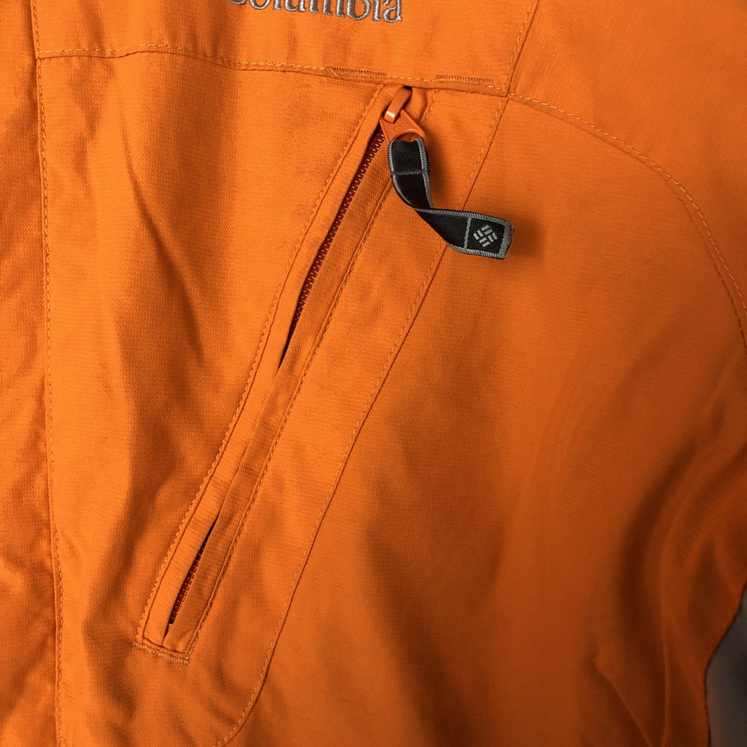 00'S Columbia Padded Mountain Jacket, Shell Jacket, Puffer Jacket, Men's L size Nylon orange type Vintage Second Hand