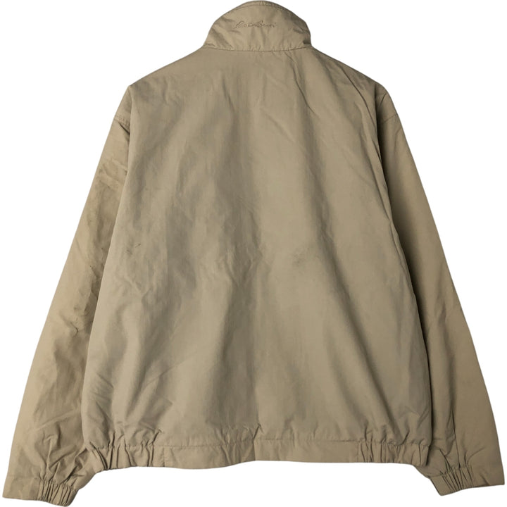 Vintage 1990'S Eddie Bauer padded nylon jacket, size M, men's Nylon Beige type Vintage Second Hand