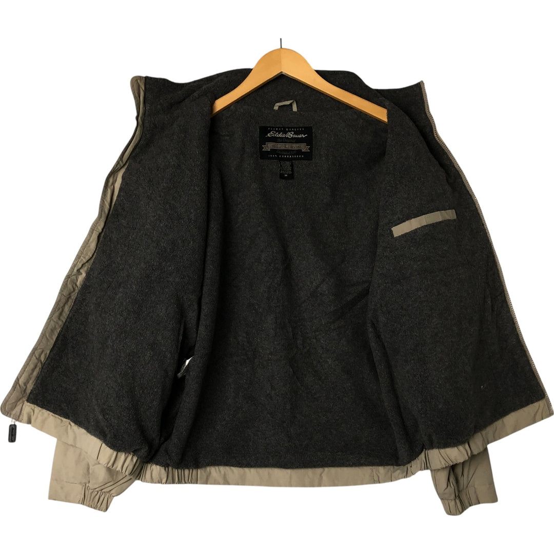 Vintage 1990'S Eddie Bauer padded nylon jacket, size M, men's Nylon Beige type Vintage Second Hand