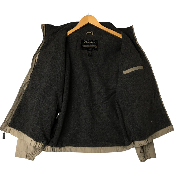 Vintage 1990'S Eddie Bauer padded nylon jacket, size M, men's Nylon Beige type Vintage Second Hand