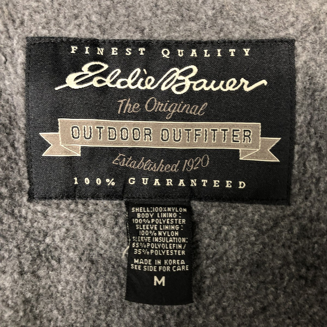 Vintage 1990'S Eddie Bauer padded nylon jacket, size M, men's Nylon Beige type Vintage Second Hand