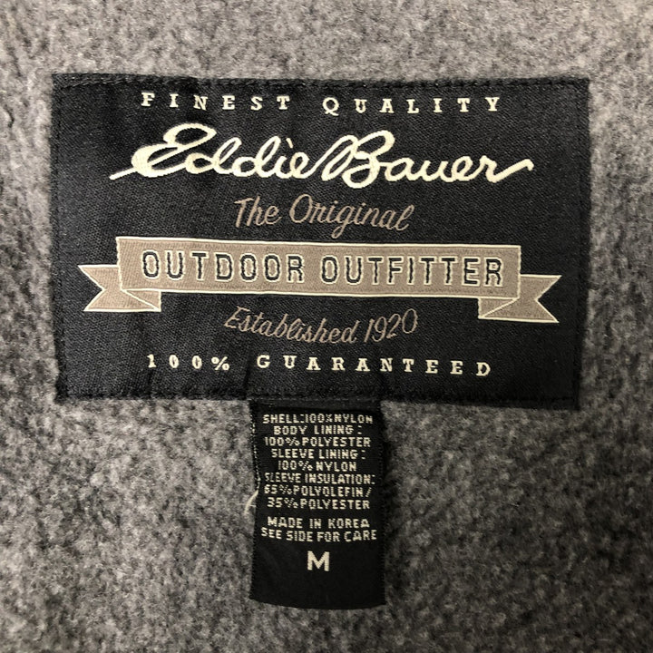 Vintage 1990'S Eddie Bauer padded nylon jacket, size M, men's Nylon Beige type Vintage Second Hand