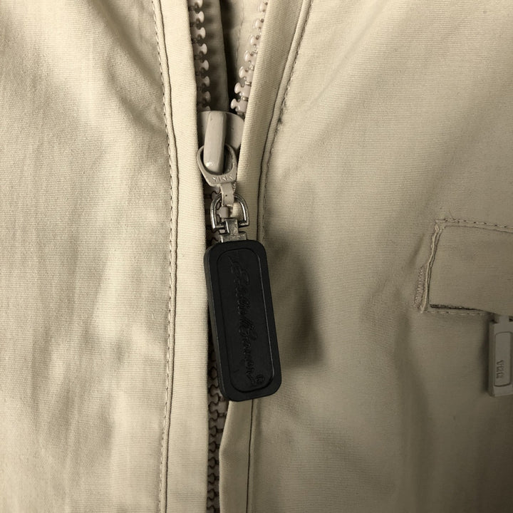 Vintage 1990'S Eddie Bauer padded nylon jacket, size M, men's Nylon Beige type Vintage Second Hand