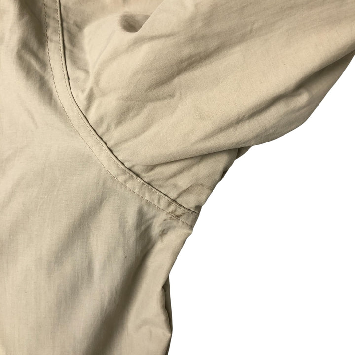 Vintage 1990'S Eddie Bauer padded nylon jacket, size M, men's Nylon Beige type Vintage Second Hand