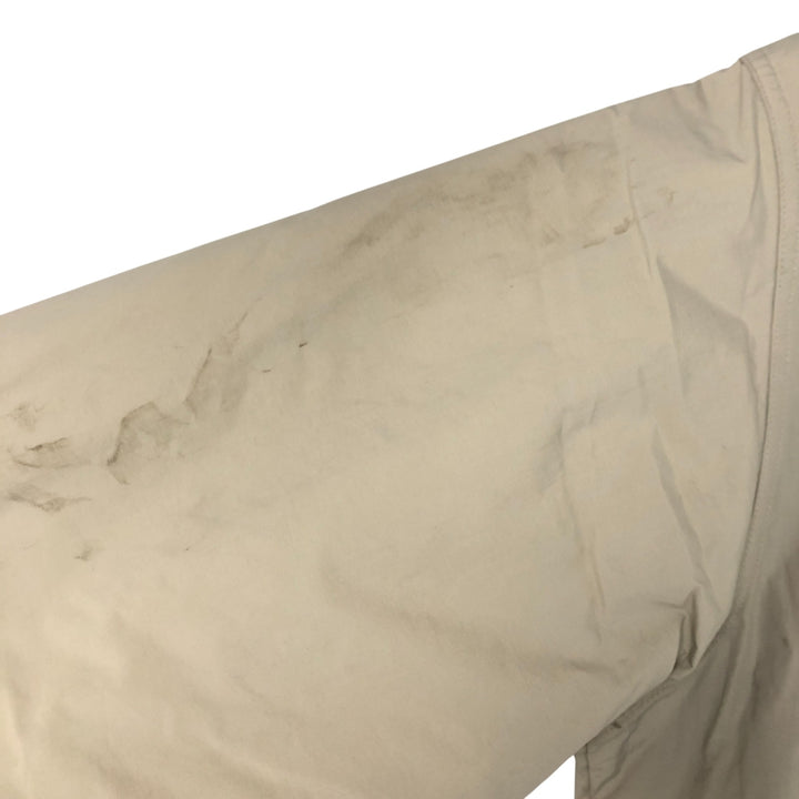 Vintage 1990'S Eddie Bauer padded nylon jacket, size M, men's Nylon Beige type Vintage Second Hand