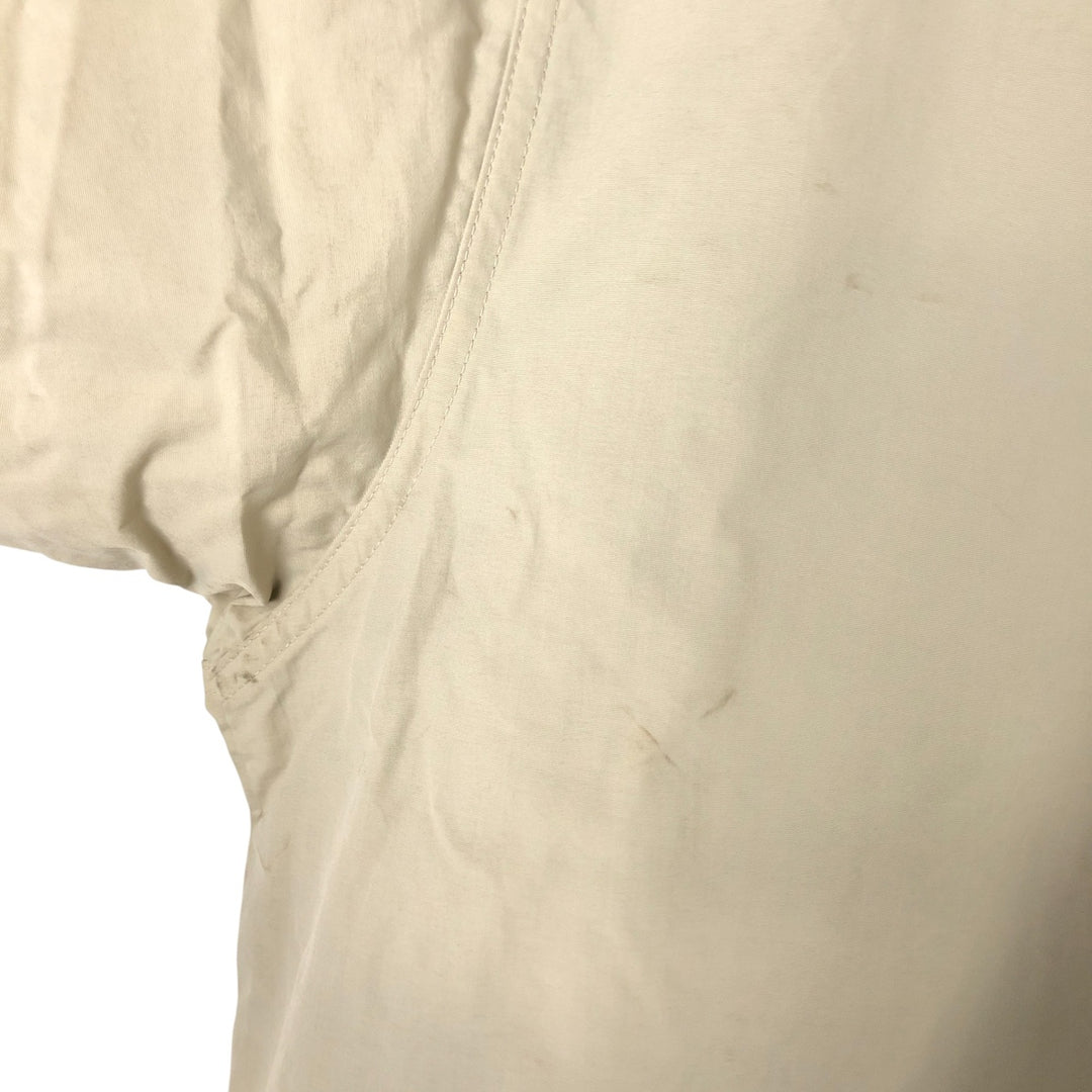 Vintage 1990'S Eddie Bauer padded nylon jacket, size M, men's Nylon Beige type Vintage Second Hand