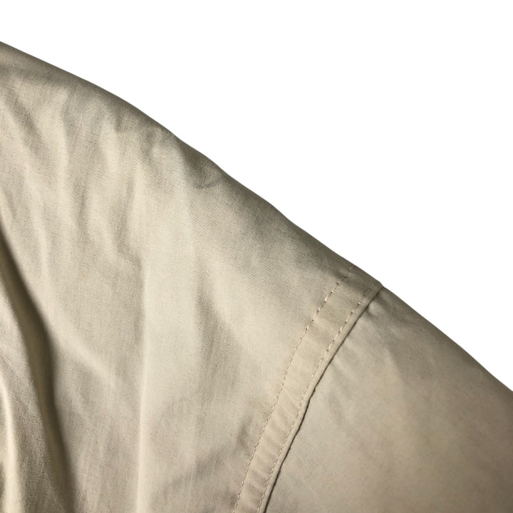 Vintage 1990'S Eddie Bauer padded nylon jacket, size M, men's Nylon Beige type Vintage Second Hand