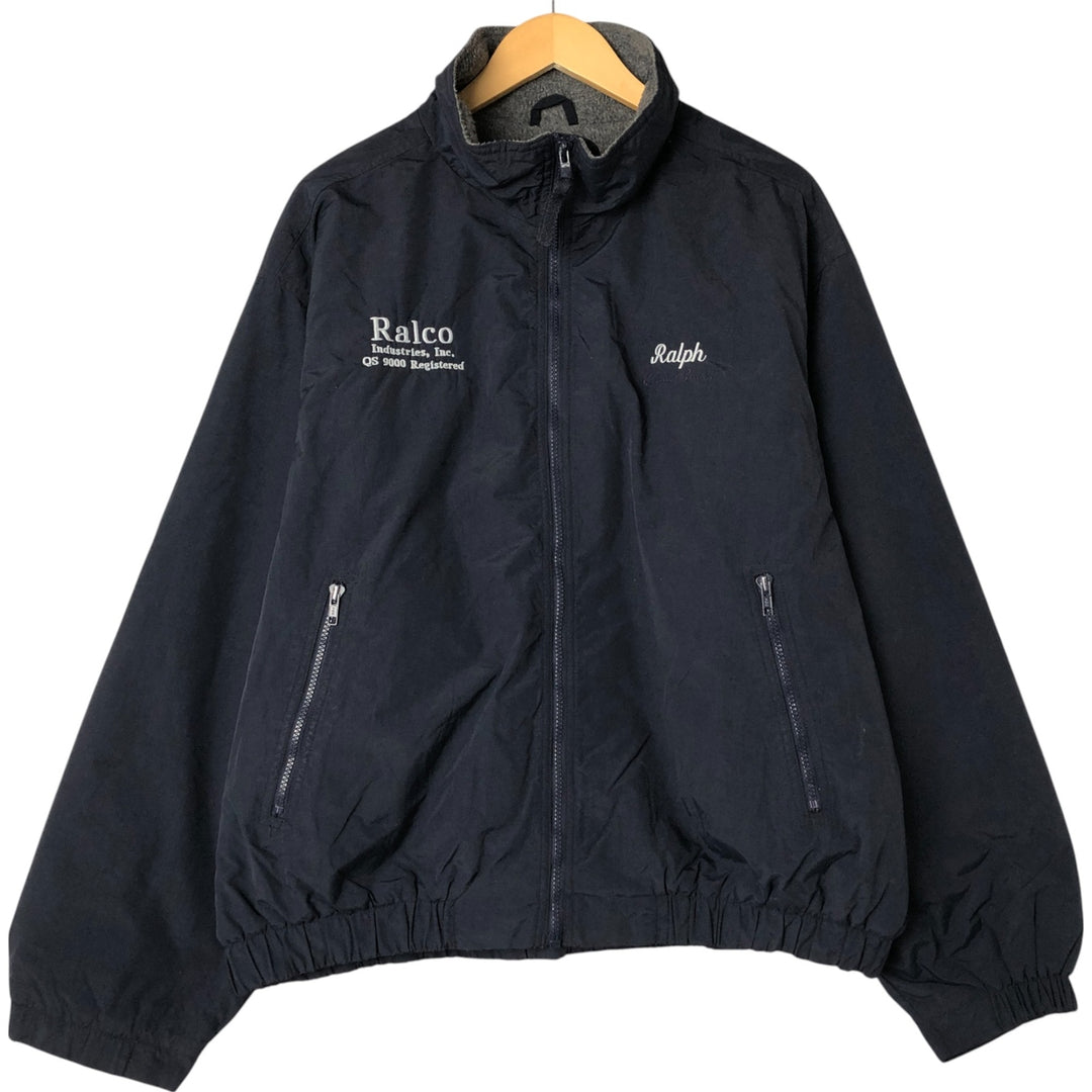 90s-00'S Eddie Bauer Nylon Jacket, Men's Size XL Nylon navy blue type Vintage Second Hand