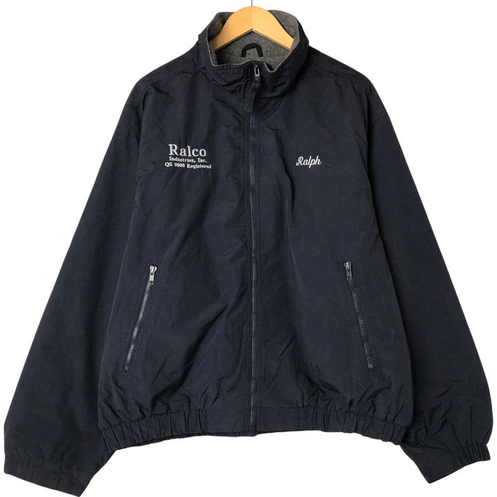 90s-00'S Eddie Bauer Nylon Jacket, Men's Size XL Nylon navy blue type Vintage Second Hand