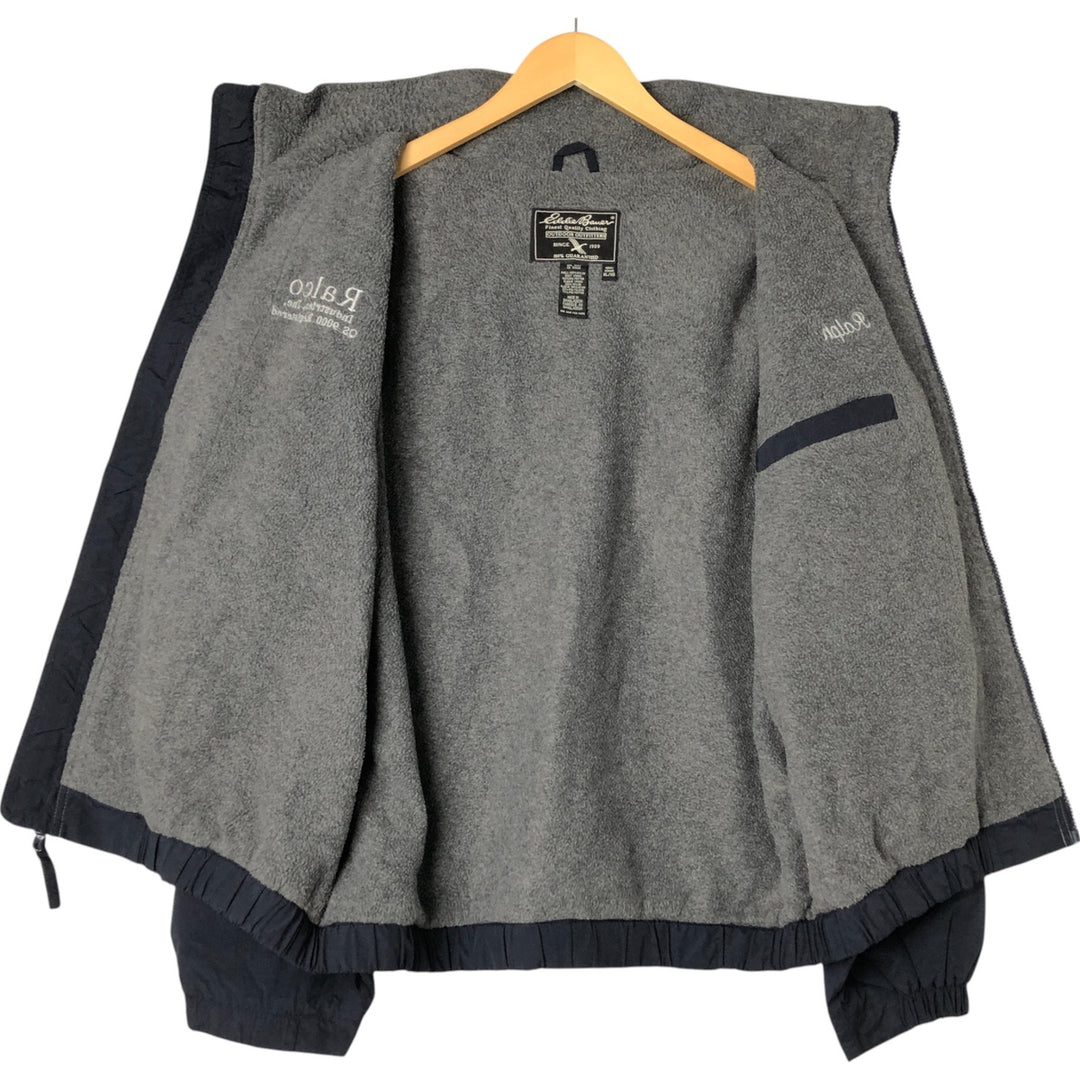 90s-00'S Eddie Bauer Nylon Jacket, Men's Size XL Nylon navy blue type Vintage Second Hand