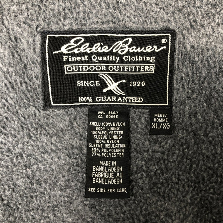 90s-00'S Eddie Bauer Nylon Jacket, Men's Size XL Nylon navy blue type Vintage Second Hand