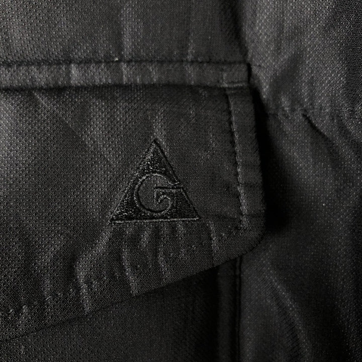 Gerry stand-collar padded puffer jacket, men's size L polyester black type Vintage Second Hand