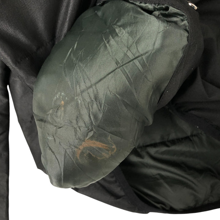 Gerry stand-collar padded puffer jacket, men's size L polyester black type Vintage Second Hand