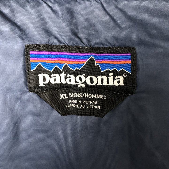 Patagonia Nano Puff Jacket 84212FA18, Men's XL, Padded Mountain Jacket, Shell Jacket, Puffer Jacket recycled polyester navy blue type Vintage Second Hand