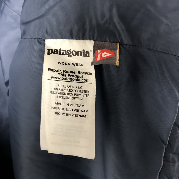 Patagonia Nano Puff Jacket 84212FA18, Men's XL, Padded Mountain Jacket, Shell Jacket, Puffer Jacket recycled polyester navy blue type Vintage Second Hand