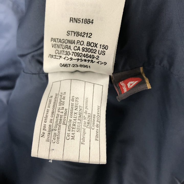 Patagonia Nano Puff Jacket 84212FA18, Men's XL, Padded Mountain Jacket, Shell Jacket, Puffer Jacket recycled polyester navy blue type Vintage Second Hand