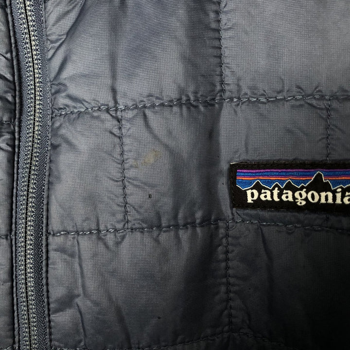 Patagonia Nano Puff Jacket 84212FA18, Men's XL, Padded Mountain Jacket, Shell Jacket, Puffer Jacket recycled polyester navy blue type Vintage Second Hand