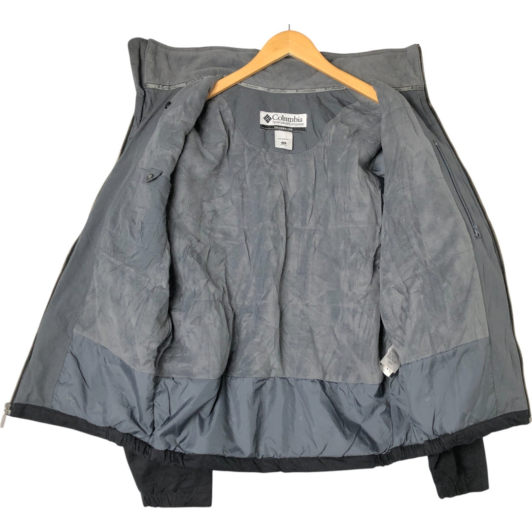 2000'S Columbia padded puffer jacket, men's size L polyester black type Vintage Second Hand