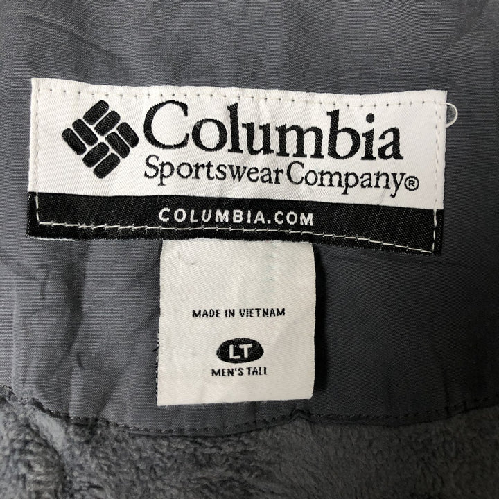 2000'S Columbia padded puffer jacket, men's size L polyester black type Vintage Second Hand