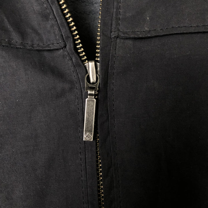 2000'S Columbia padded puffer jacket, men's size L polyester black type Vintage Second Hand