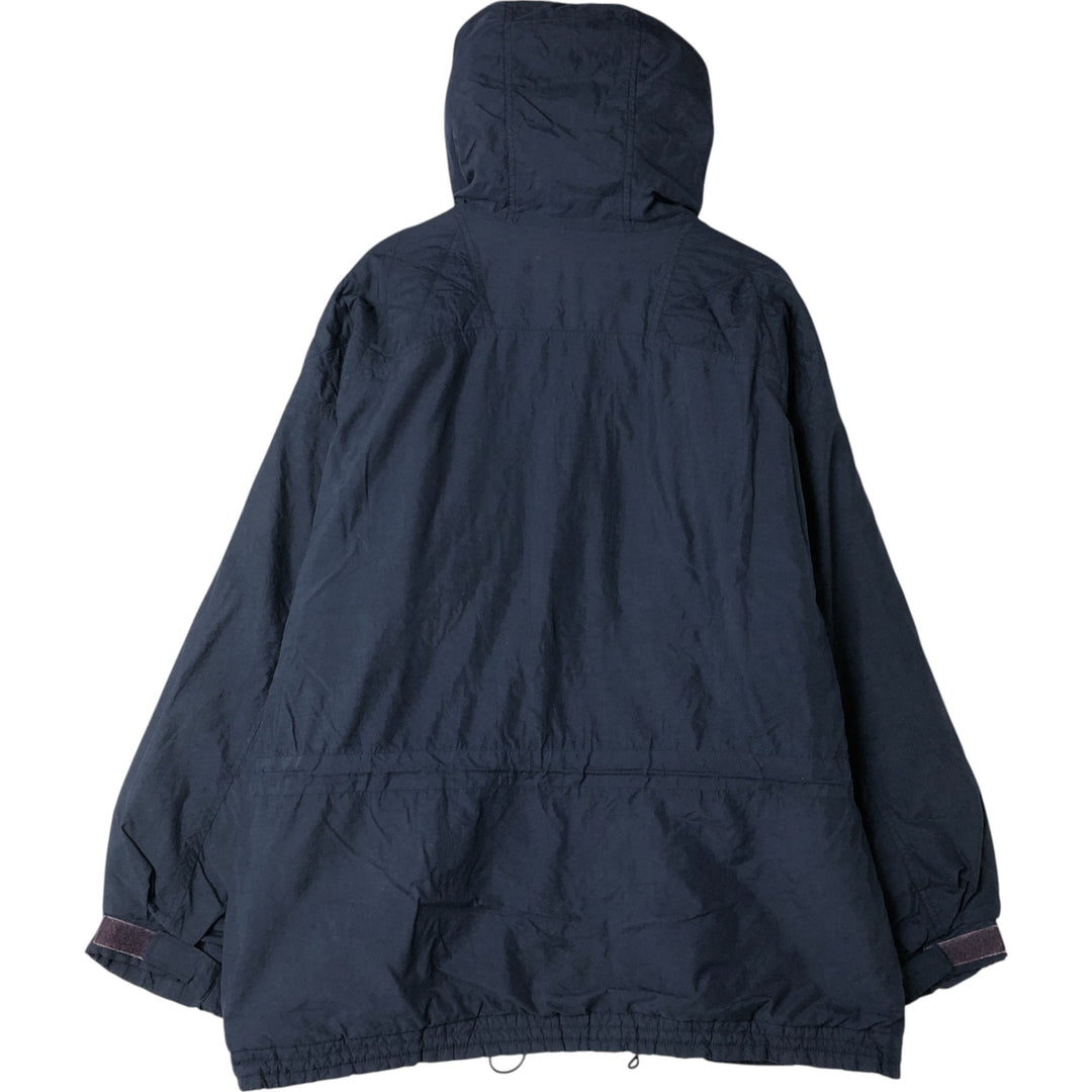 90'S Vintage Columbia White Tag Padded Parka Puffer Jacket, Men's Size L Nylon navy blue type Vintage Second Hand