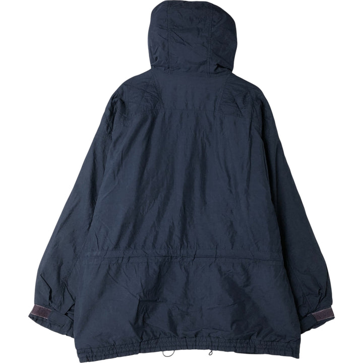 90'S Vintage Columbia White Tag Padded Parka Puffer Jacket, Men's Size L Nylon navy blue type Vintage Second Hand