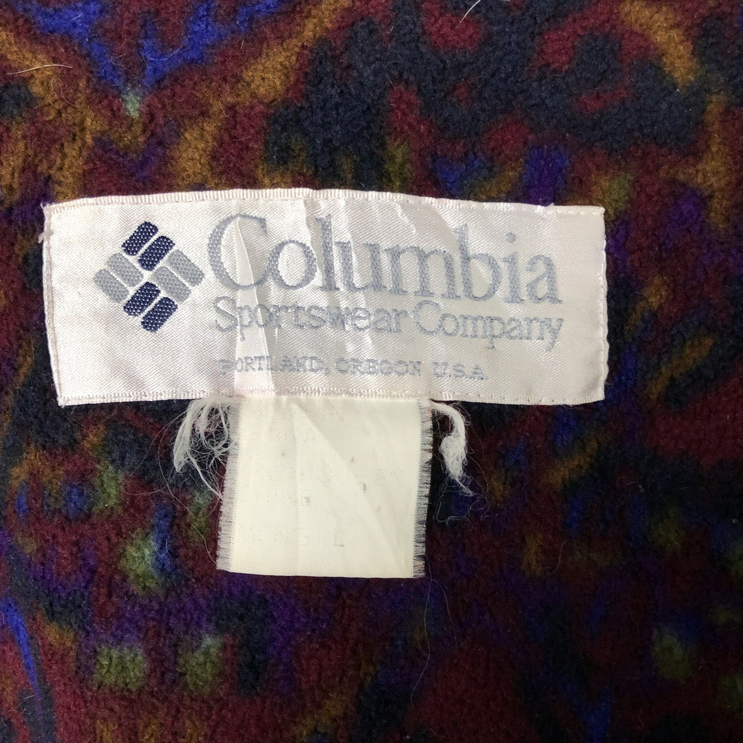 90'S Vintage Columbia White Tag Padded Parka Puffer Jacket, Men's Size L Nylon navy blue type Vintage Second Hand