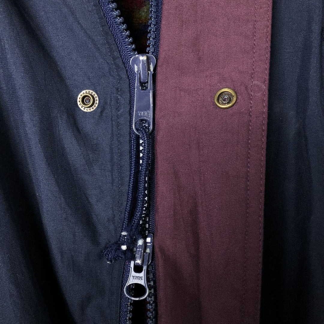 90'S Vintage Columbia White Tag Padded Parka Puffer Jacket, Men's Size L Nylon navy blue type Vintage Second Hand