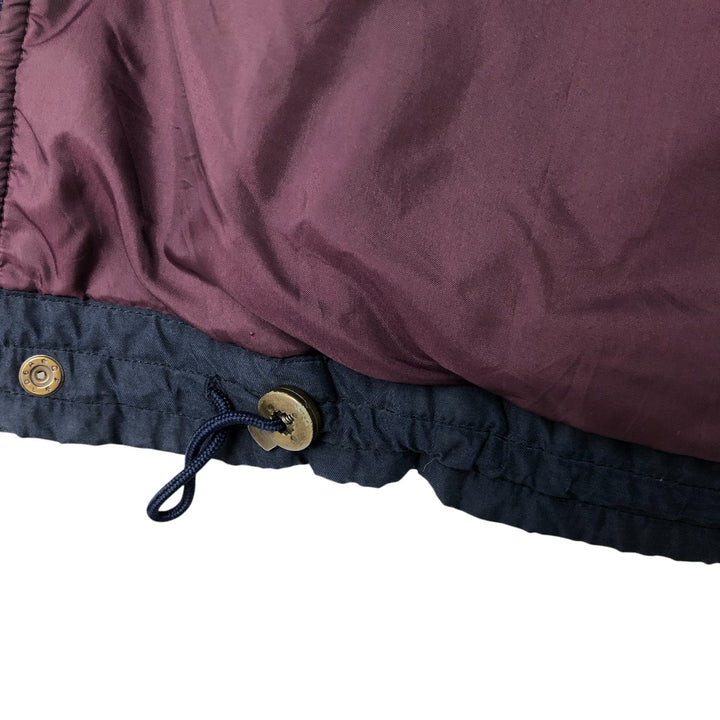 90'S Vintage Columbia White Tag Padded Parka Puffer Jacket, Men's Size L Nylon navy blue type Vintage Second Hand