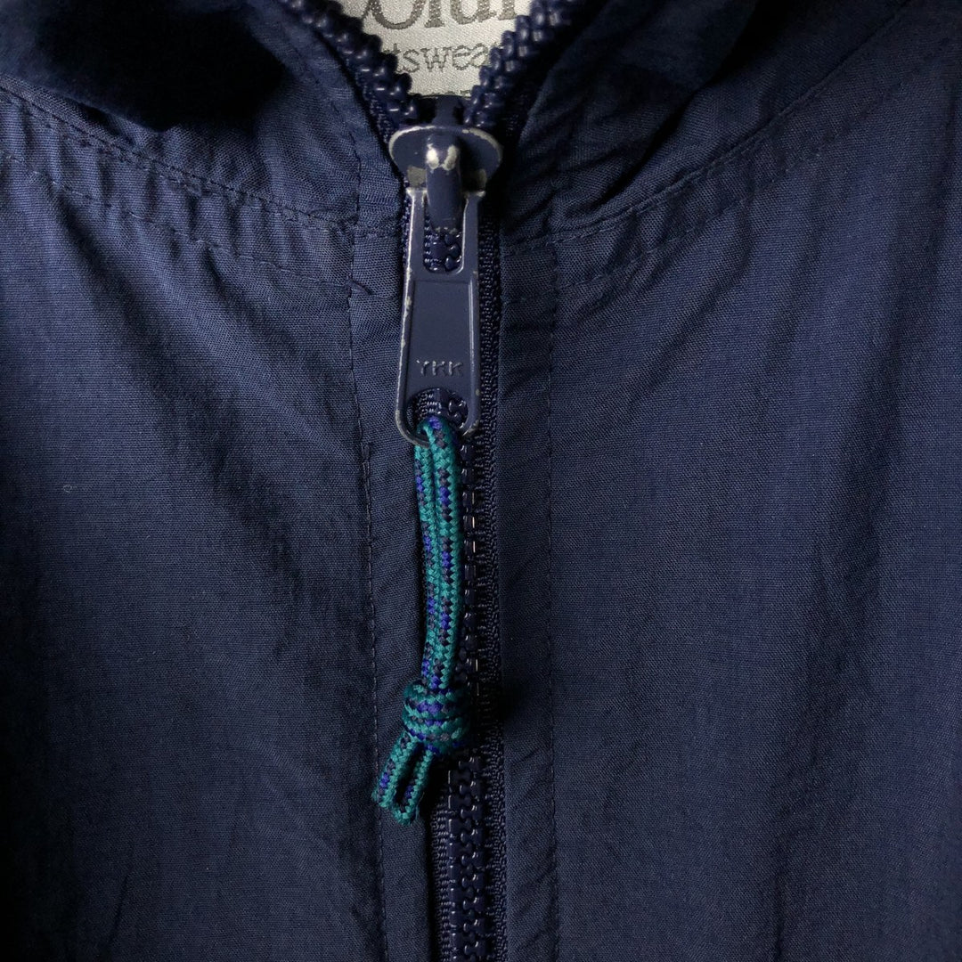 90'S Vintage Columbia Nylon Parka, Men's Size Medium Nylon navy blue type Vintage Second Hand