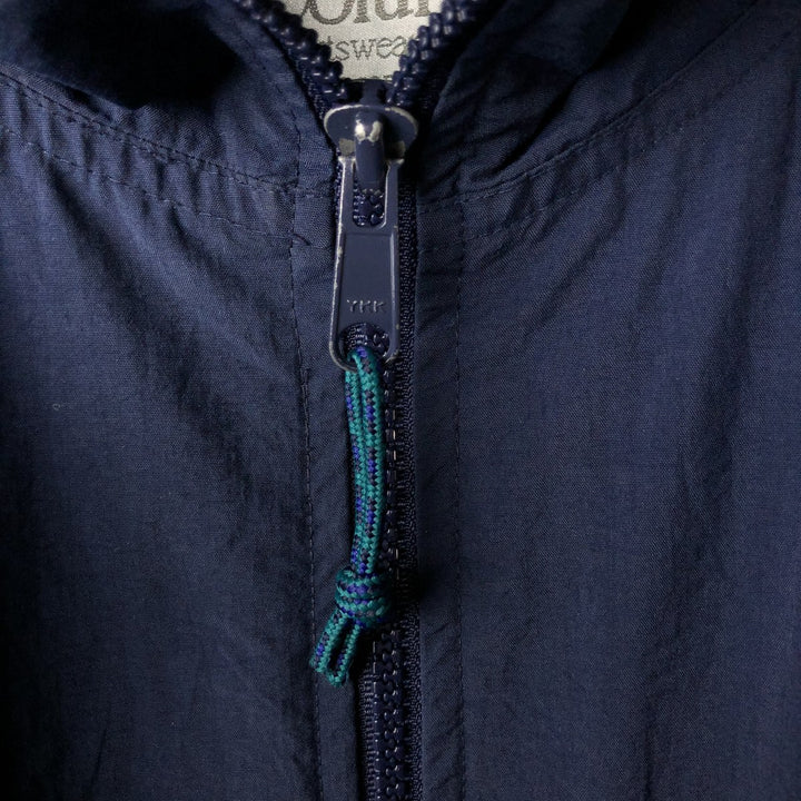 90'S Vintage Columbia Nylon Parka, Men's Size Medium Nylon navy blue type Vintage Second Hand