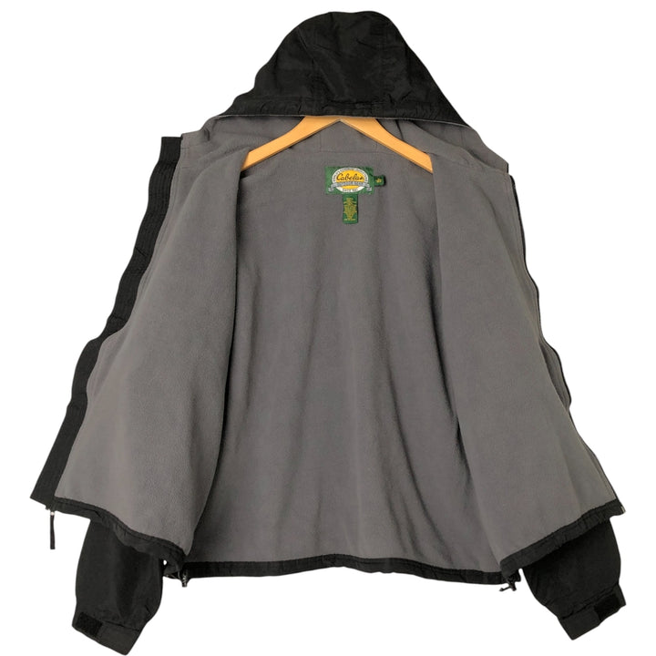 90s-00'S Cabela's Padded Mountain Parka, Shell Jacket, Puffer Jacket, Made in China, Men's XL, Vintage polyester black type Vintage Second Hand