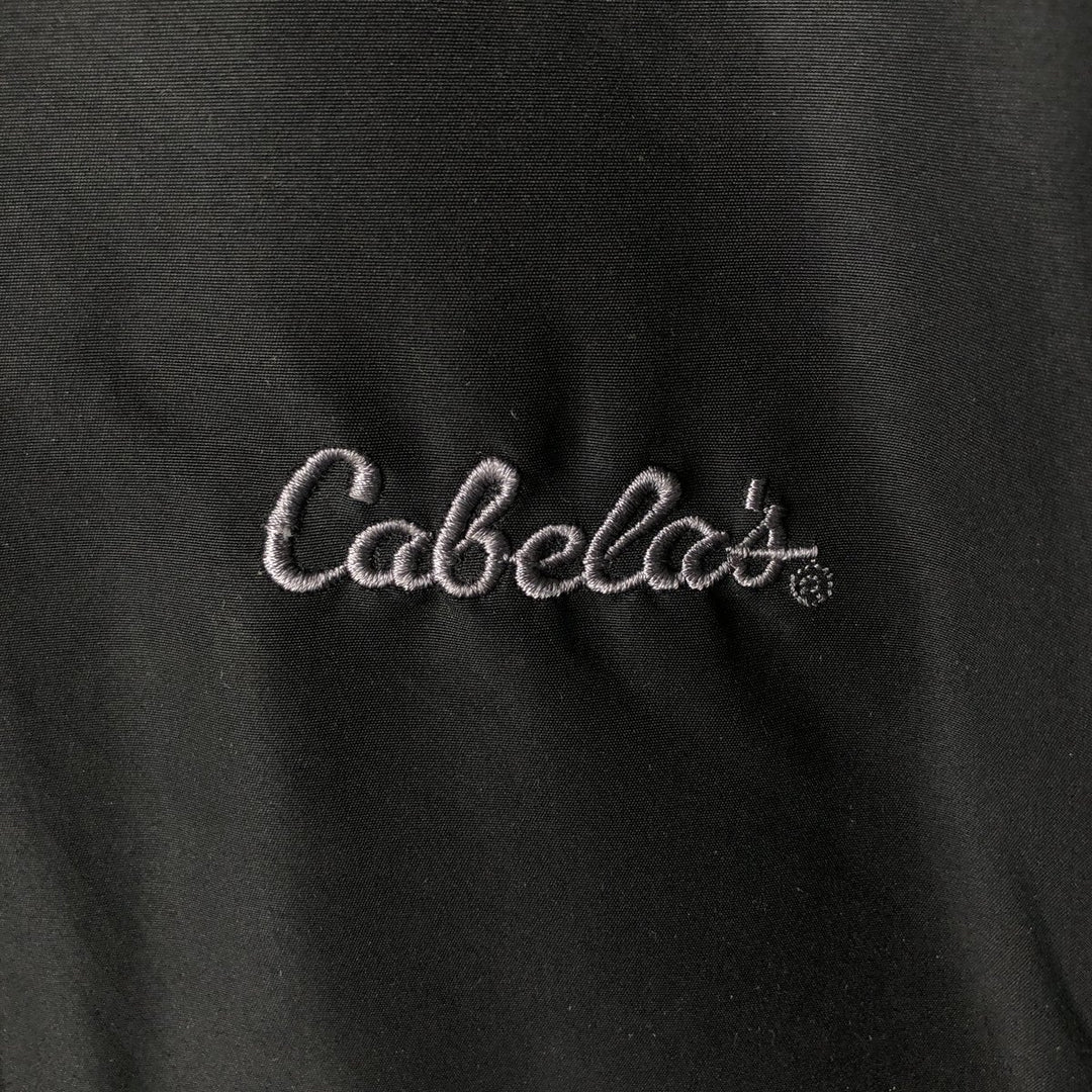 90s-00'S Cabela's Padded Mountain Parka, Shell Jacket, Puffer Jacket, Made in China, Men's XL, Vintage polyester black type Vintage Second Hand