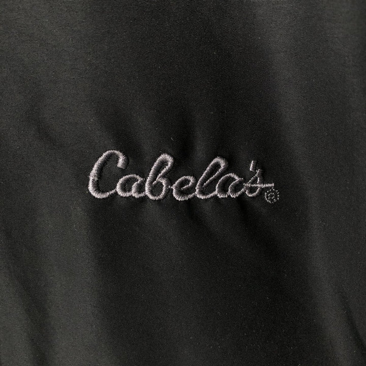 90s-00'S Cabela's Padded Mountain Parka, Shell Jacket, Puffer Jacket, Made in China, Men's XL, Vintage polyester black type Vintage Second Hand
