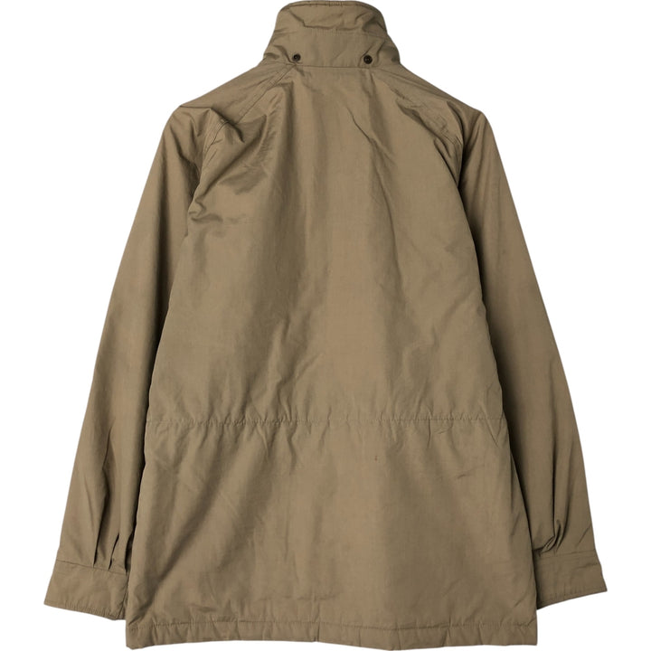 70s-80'S LLBean Stand Collar Padded Mountain Jacket, Shell Jacket, Men's Size M polyester Beige type Vintage Second Hand