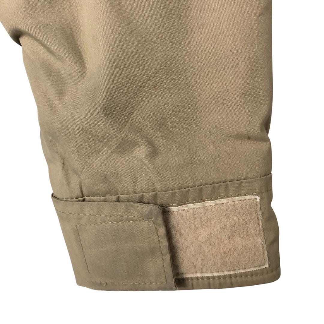 70s-80'S LLBean Stand Collar Padded Mountain Jacket, Shell Jacket, Men's Size M polyester Beige type Vintage Second Hand