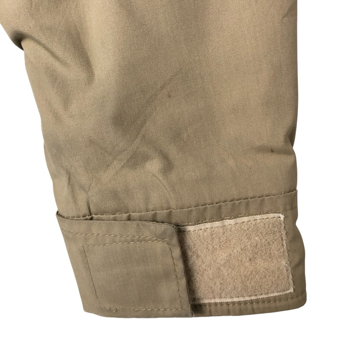 70s-80'S LLBean Stand Collar Padded Mountain Jacket, Shell Jacket, Men's Size M polyester Beige type Vintage Second Hand