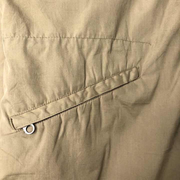 70s-80'S LLBean Stand Collar Padded Mountain Jacket, Shell Jacket, Men's Size M polyester Beige type Vintage Second Hand